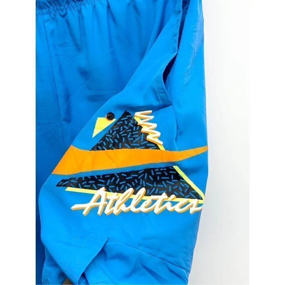 Nike‎ Men’s Graphic Training Shorts Blue Size Large Bermuda